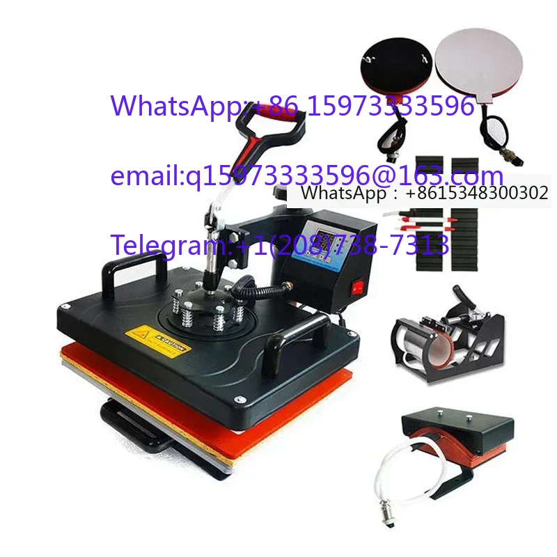 Combined 6 In 1 Heating Press  - đánh giá và giá Commercial Printing Press Machine