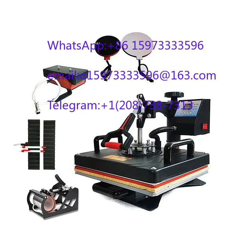 Combined 6 In 1 Heating Press  - đánh giá và giá Commercial Printing Press Machine