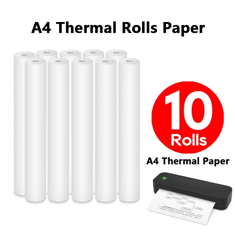 A4 Thermal Paper Rolls 1/2/4/1 - đánh giá và giá Commercial Document Printing