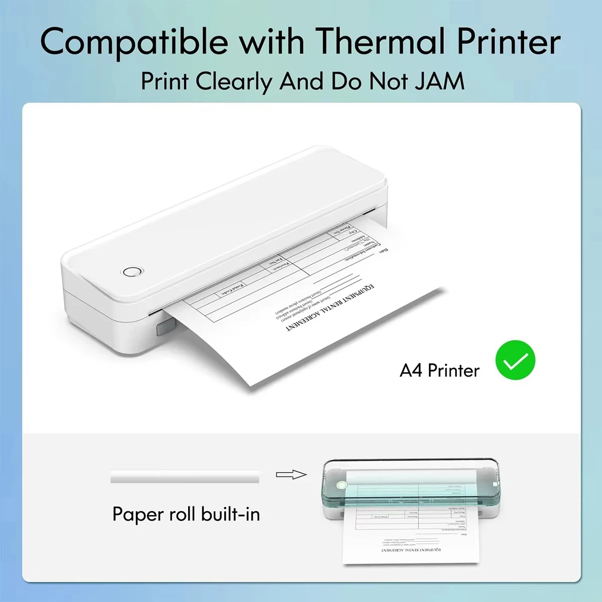 A4 Thermal Paper Rolls 1/2/4/1 - đánh giá và giá Commercial Document Printing