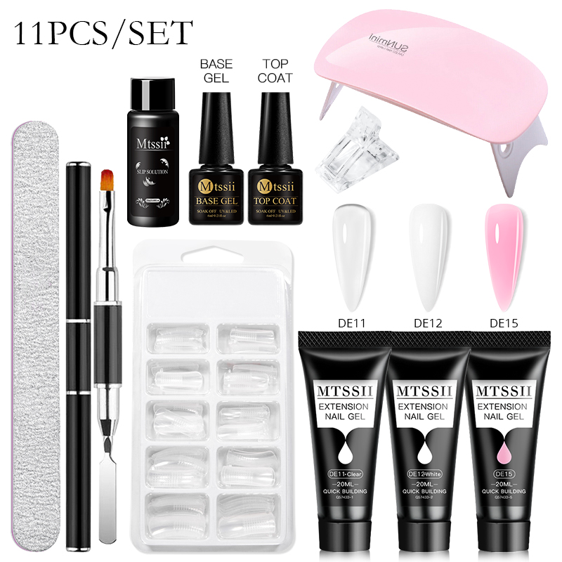 Mtssii 17PCS/Set 20ml Nail Ext - đánh giá và giá Exposure Unit Uv