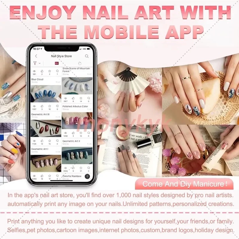 O2nails Nail Printer Machine K - đánh giá và giá Commercial Digital Printing Machine
