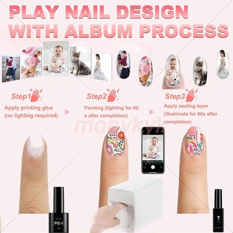 O2nails Nail Printer Machine K - đánh giá và giá Commercial Digital Printing Machine